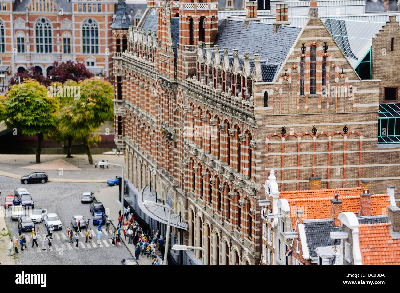 Magna Plaza Shopping Centre, Amsterdam, a Madurodam Interactive Miniture Park, Paesi Bassi Foto Stock