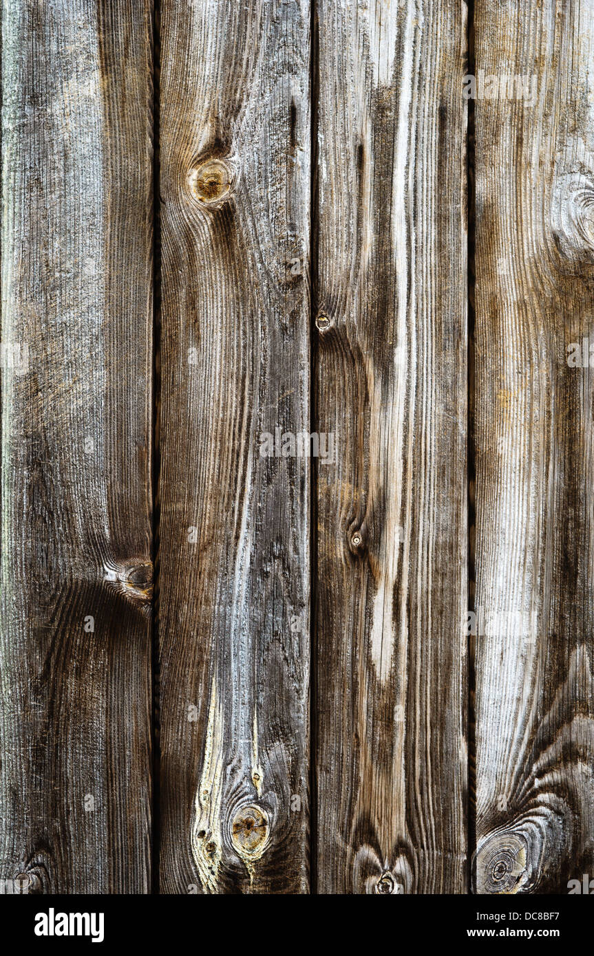 Texture di legno, con aspetto spiovente, vecchio verticale vintage Foto Stock