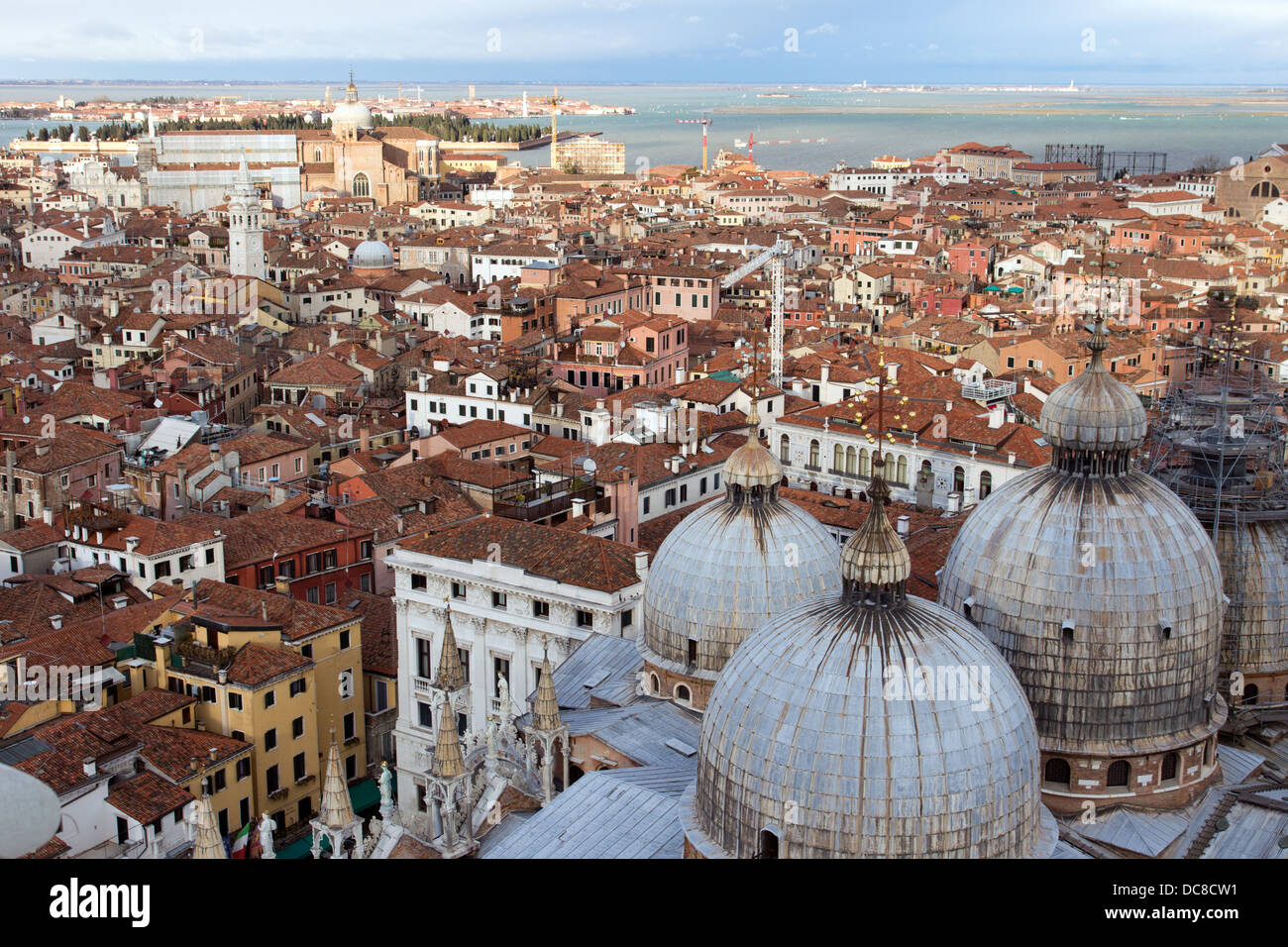 Vista su Venezia, Italia Foto Stock