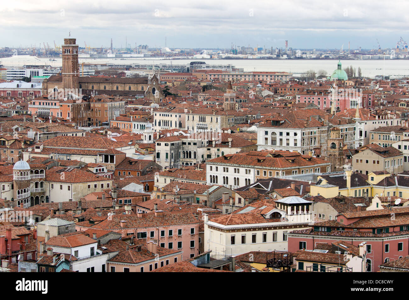 Vista su Venezia, Italia Foto Stock