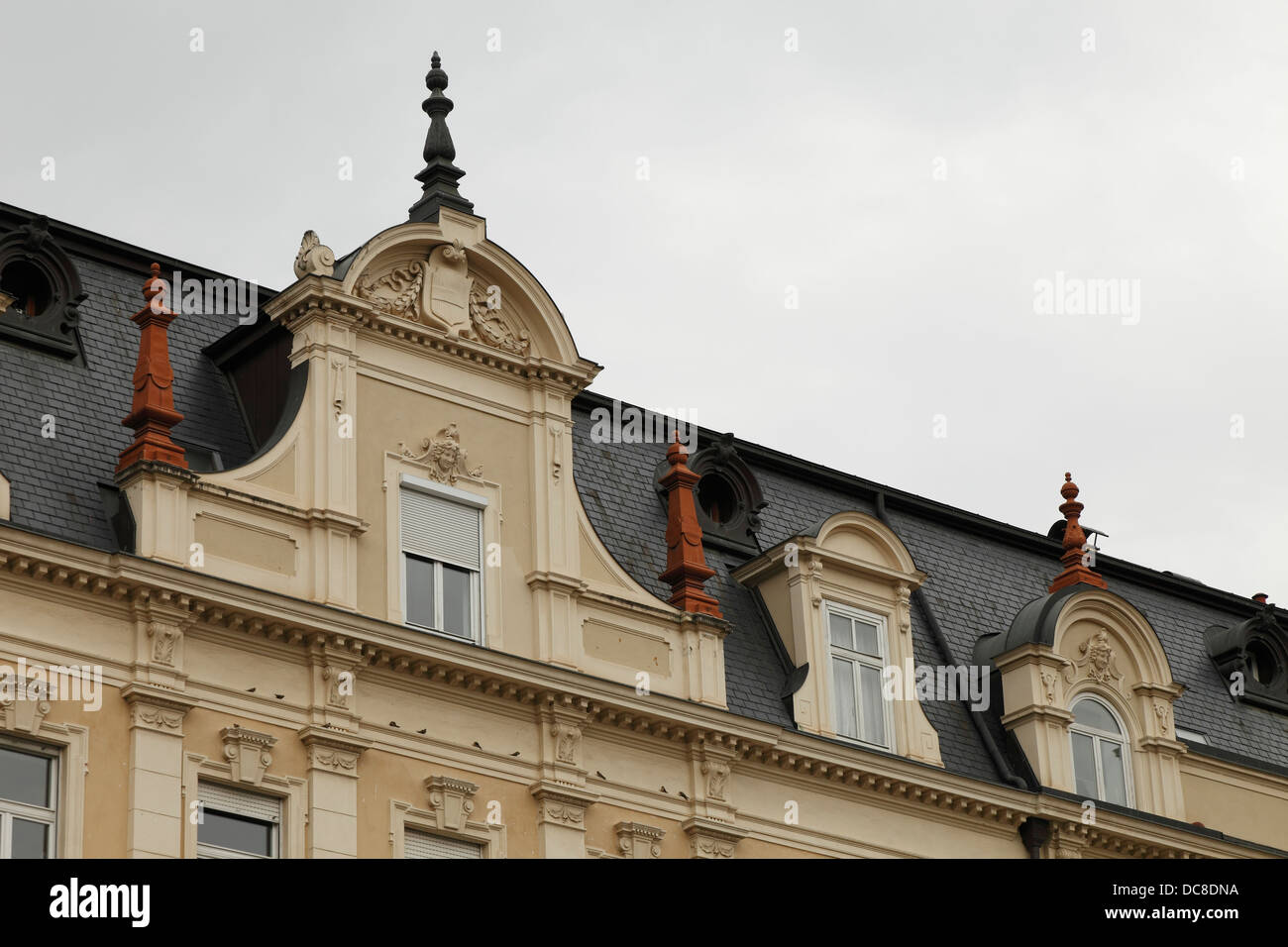 Un edificio storico nel centro di Merano Foto Stock