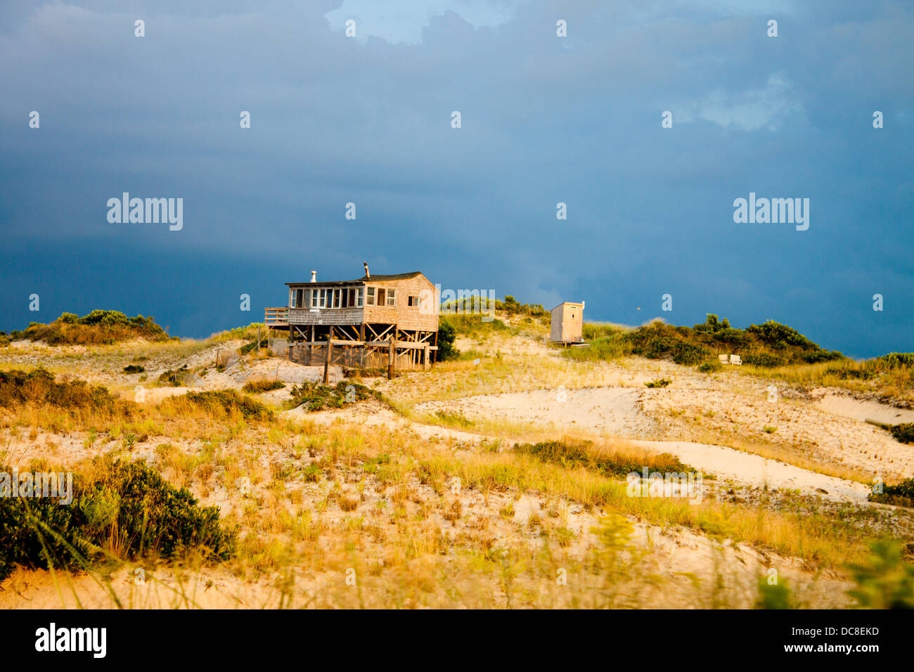 Dune shack a Provincetown, Massachusetts Foto Stock