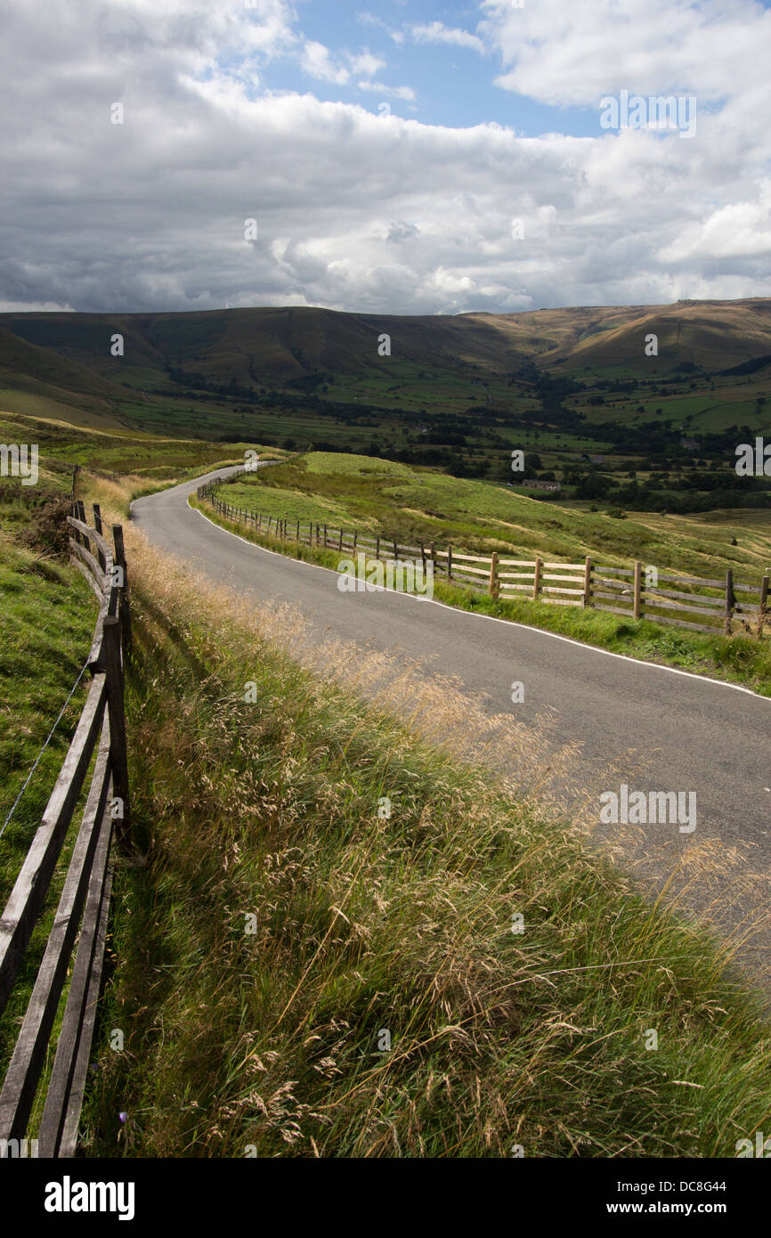 Valle di edale derbyshire England Regno Unito Foto Stock