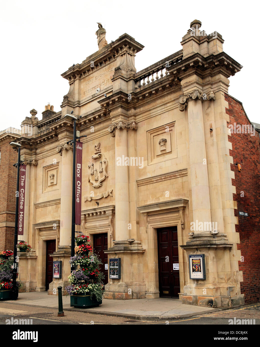 Kings Lynn, Corn Exchange, Norfolk, del XIX secolo in stile vittoriano architettura inglese scambia England Regno Unito Foto Stock
