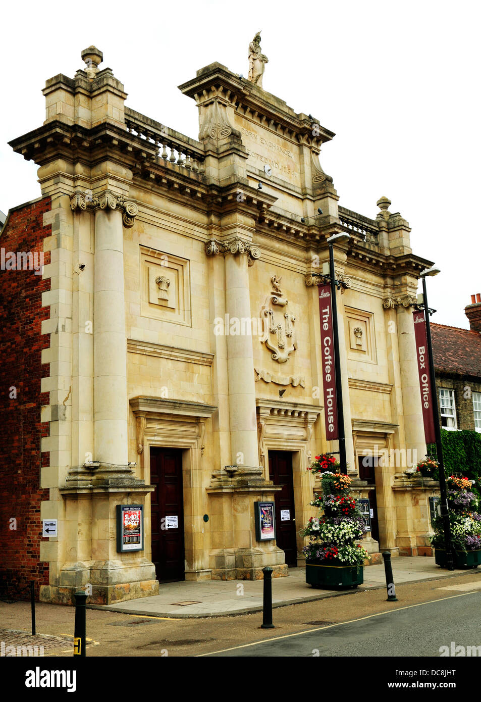 Kings Lynn, Corn Exchange, Norfolk, del XIX secolo in stile vittoriano architettura inglese scambia England Regno Unito Foto Stock