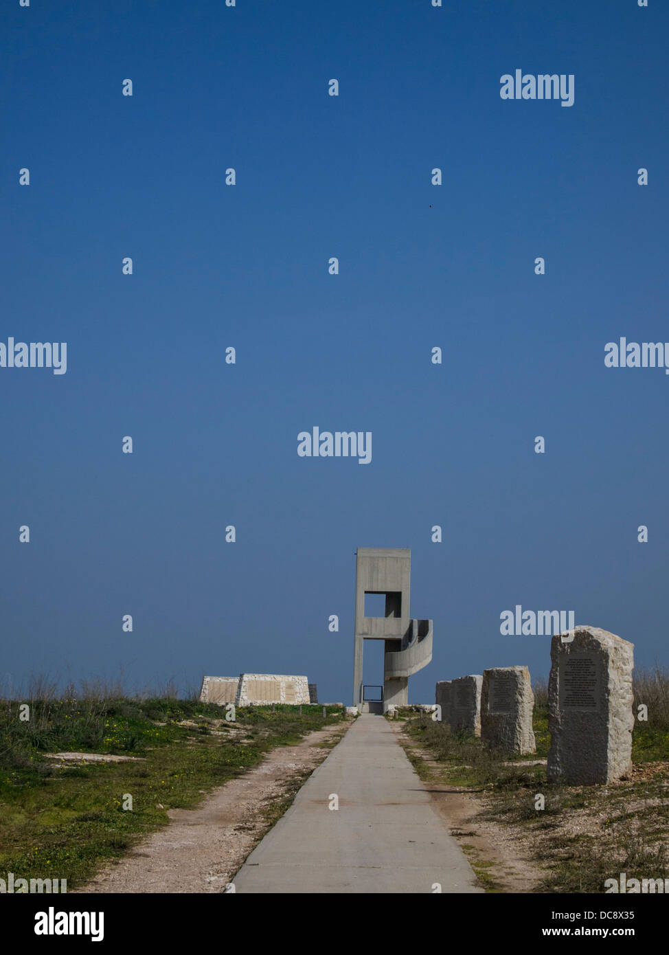 Cavenago di Brianza, Italia. Il memoriale dei caduti dal movimento Kibbutzim. Foto Stock