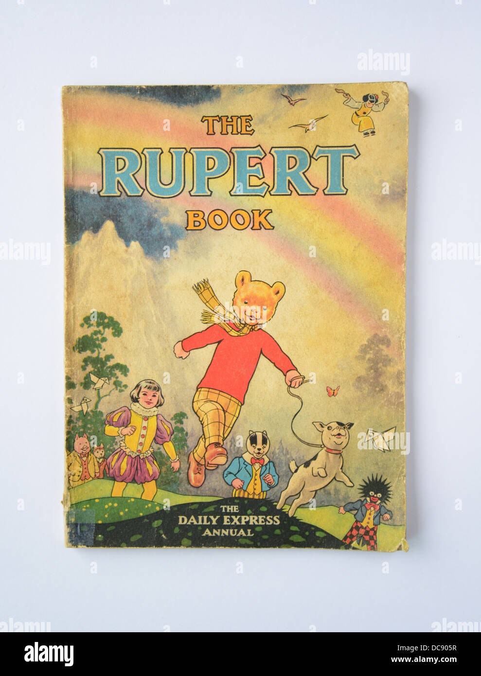 Coperchio del Daily Express Rupert Bear annua13 1948, Surrey, England, Regno Unito Foto Stock
