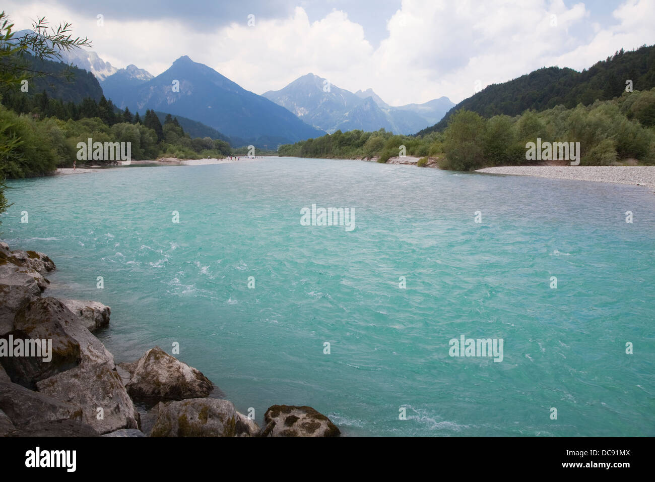 In Germania, in Baviera, Algovia orientale, Füssen Lechtal Foto Stock