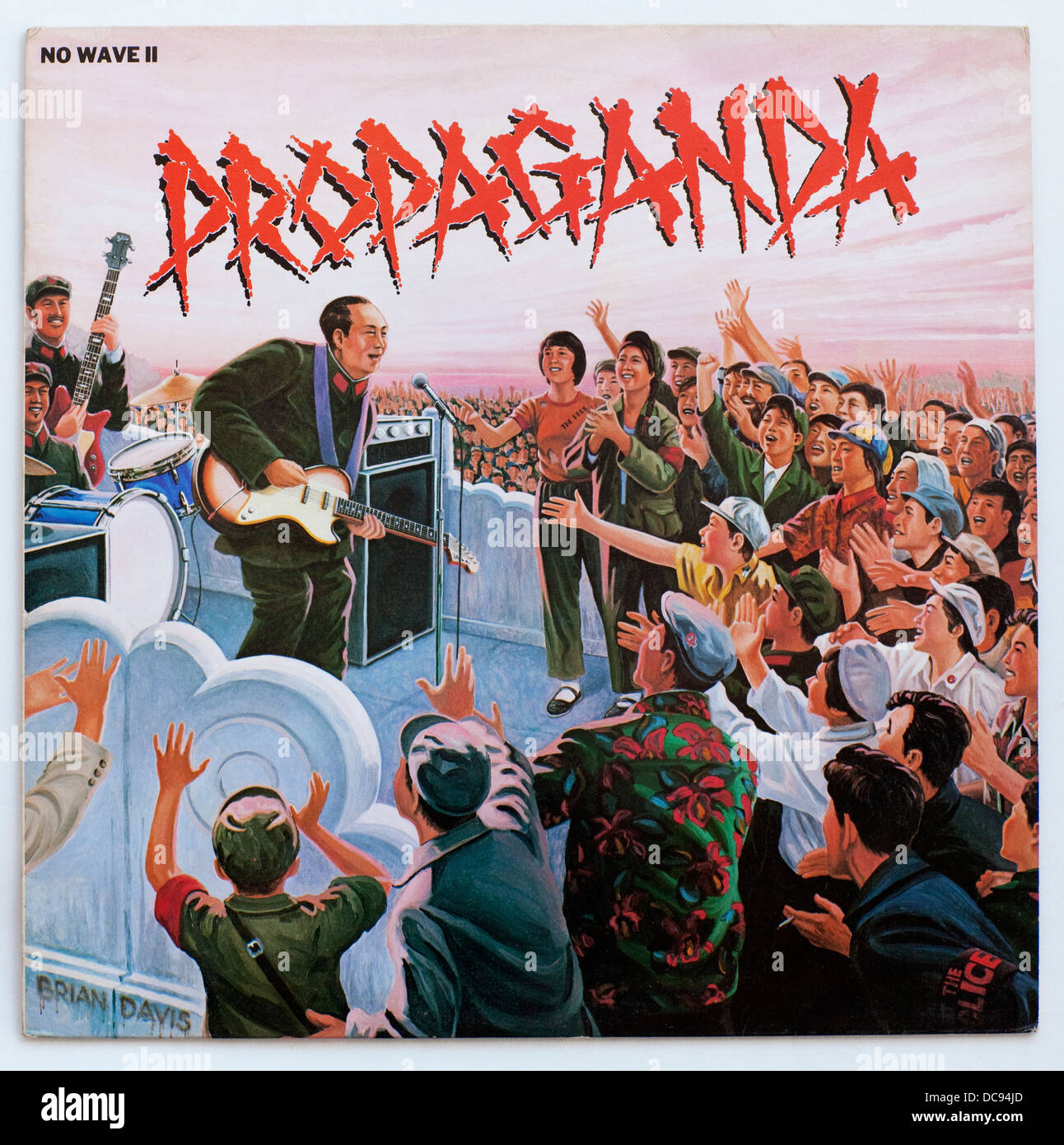 Various Artists-Propaganda (No WAVE II), 1979, compilation New Wave su A&M Records (copertina di Brian Davis) - solo per uso editoriale Foto Stock