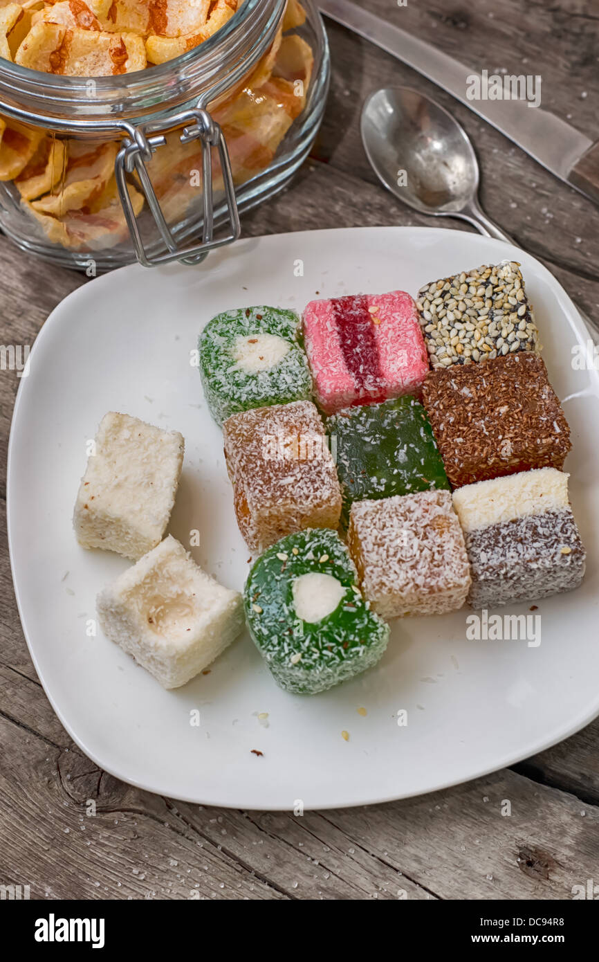 Orientale dolcezza candy jelly Foto Stock