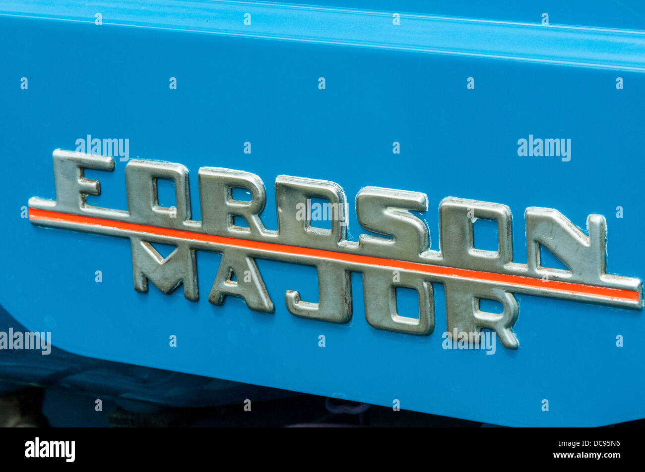 Fordson logo su un vecchio trattore vintage Foto Stock