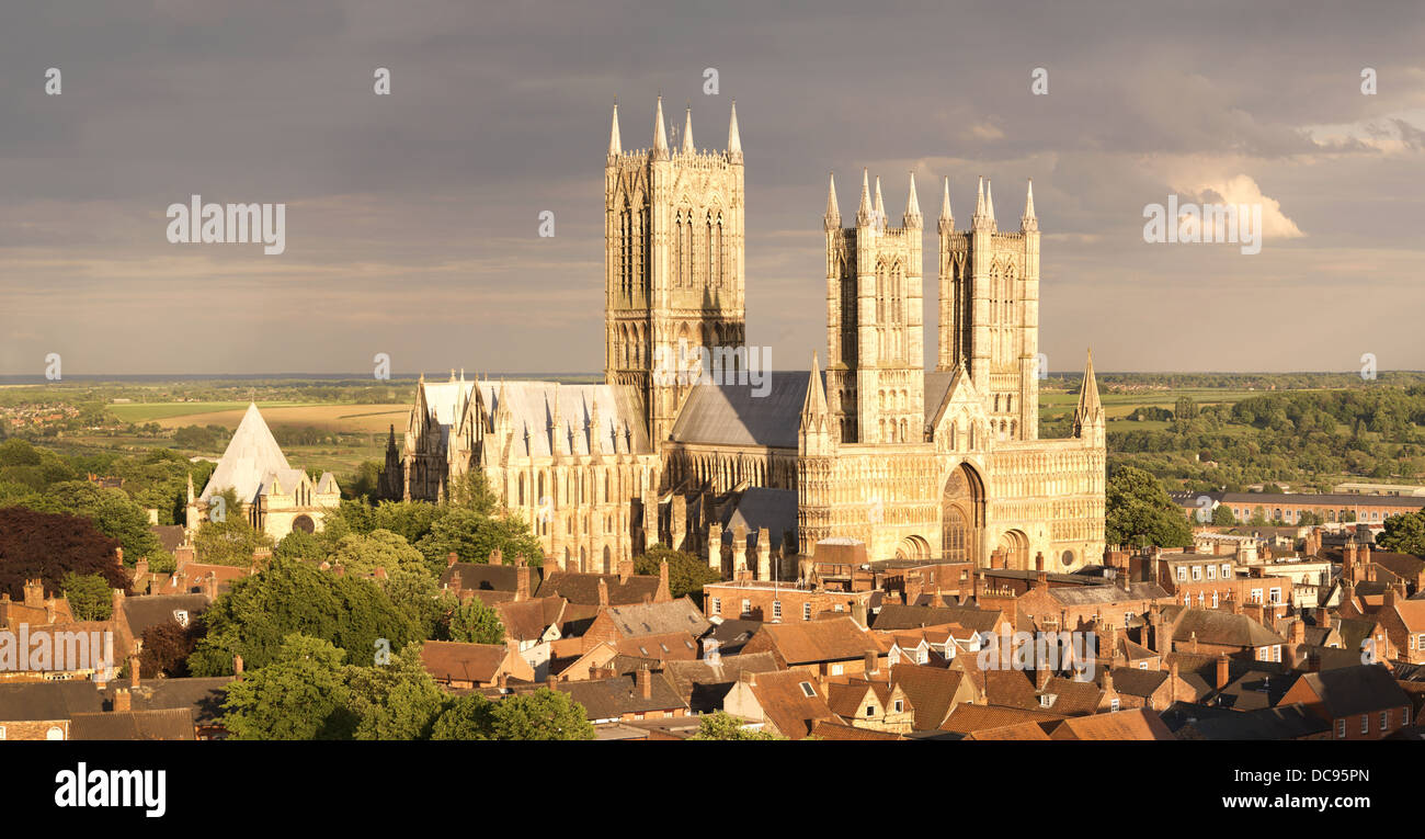 Cattedrale di Lincoln Foto Stock