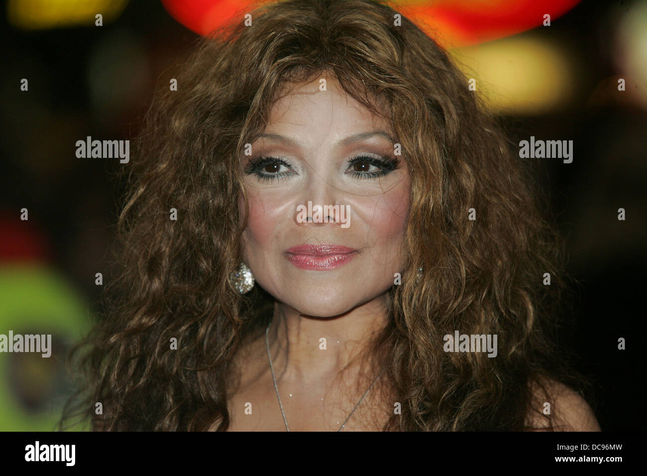 La Toya Jackson pone per fotografi come lei arriva per il British premiere di 'L'Imaginarium del dottore Parnassus' a Leic Foto Stock