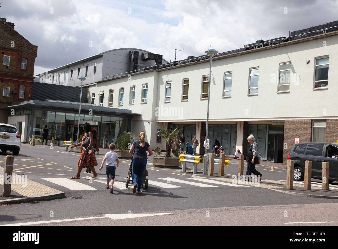 Lewisham Hospital, a sud di Londra. Il Pronto Soccorso è sotto la minaccia di chiusura Foto Stock