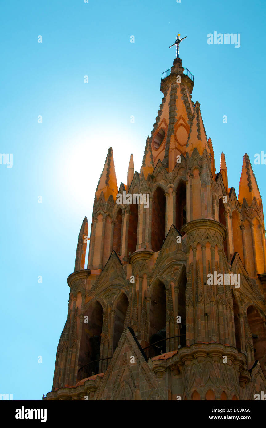 San Miguel De Allende St Michael cattedrale Foto Stock