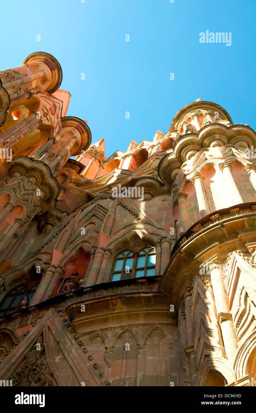 San Miguel De Allende St Michael cattedrale Foto Stock