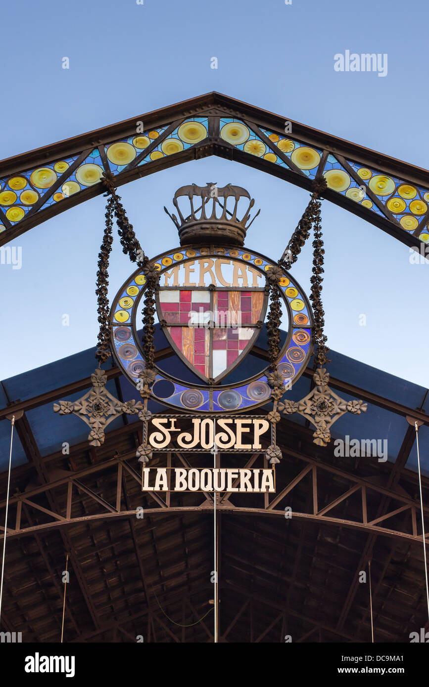 Mercato della Boqueria Foto Stock