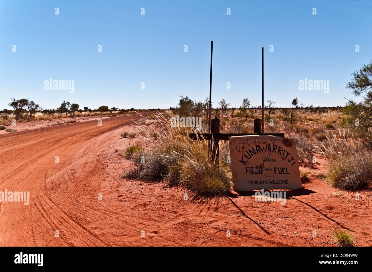 Insediamento KUNAWARRITJI SEGNO, ben 33, CANNING STOCK ROUTE, Australia occidentale, Australia Foto Stock