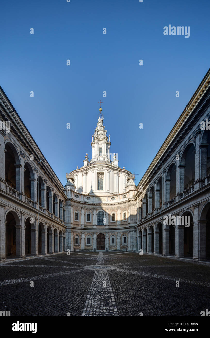 Sant'Ivo alla Sapienza chiesa, Roma, Italia Foto Stock