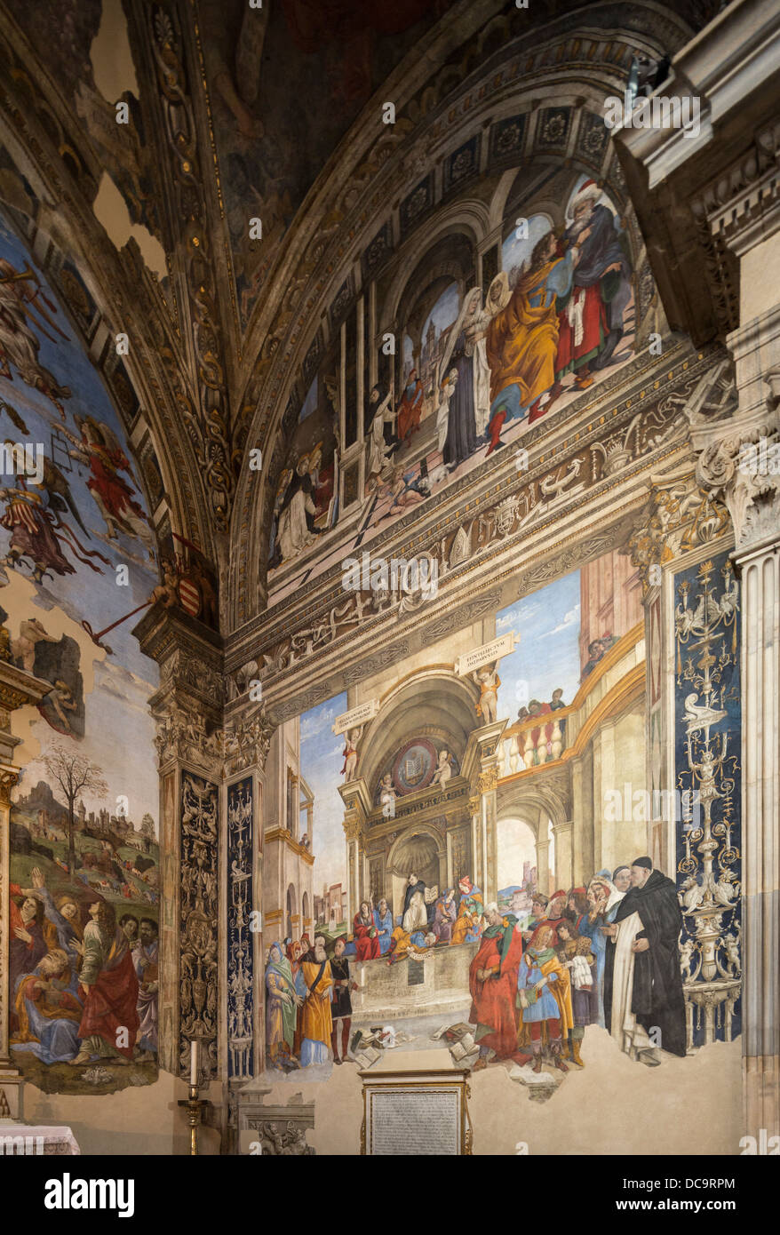 La Cappella Carafa, Santa Maria sopra Minerva chiesa, Roma, Italia Foto  stock - Alamy