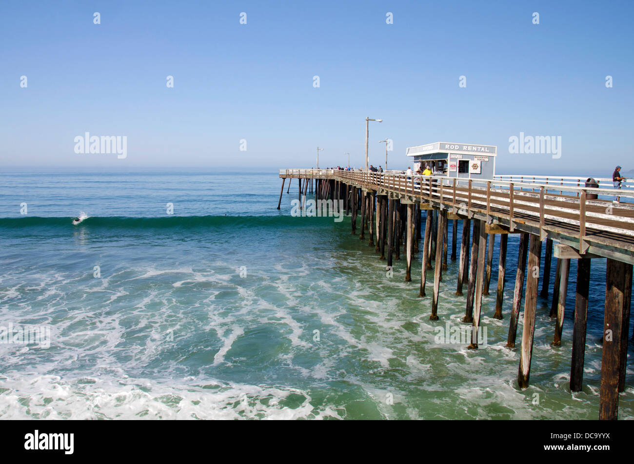 Stati Uniti, California, Pacific Coast, Pismo Beach State Pier. Foto Stock