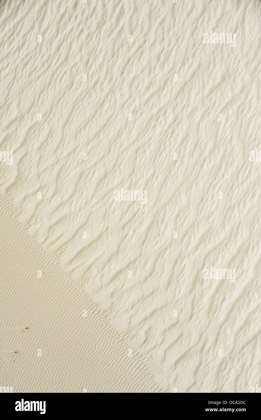 Splendidamente textured spiaggia di sabbia Foto Stock