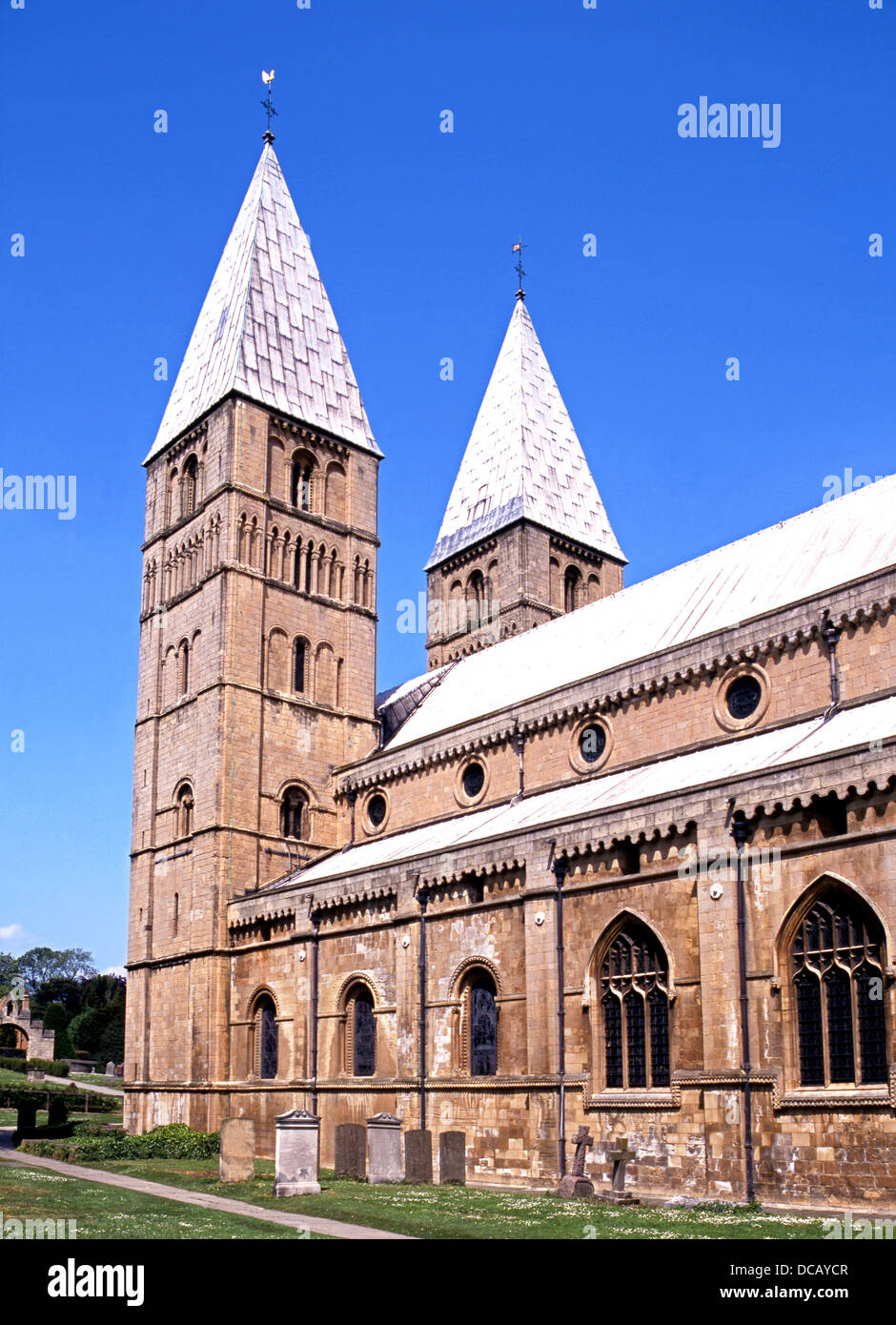 Southwell Minster, southwell, Nottinghamshire, Inghilterra, Regno Unito, Europa occidentale. Foto Stock