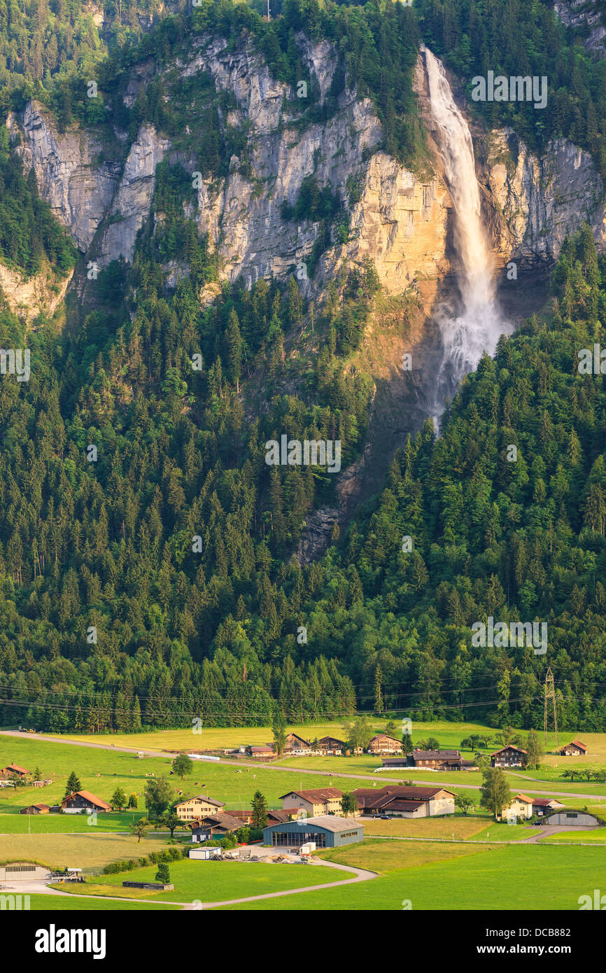 Oltschibachfall vicino a Meiringen, Svizzera Foto Stock