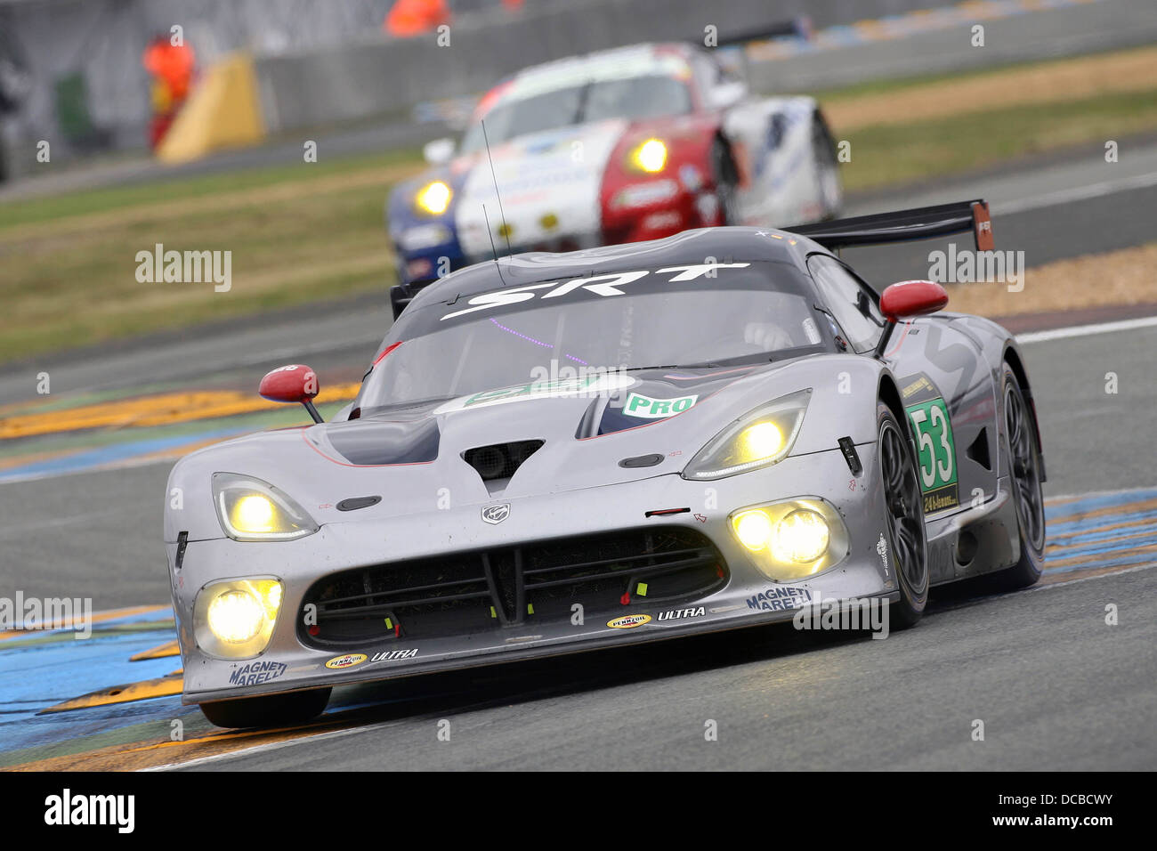 SRT Viper alla 24 Ore di Le Mans, Francia, 2013 Foto Stock