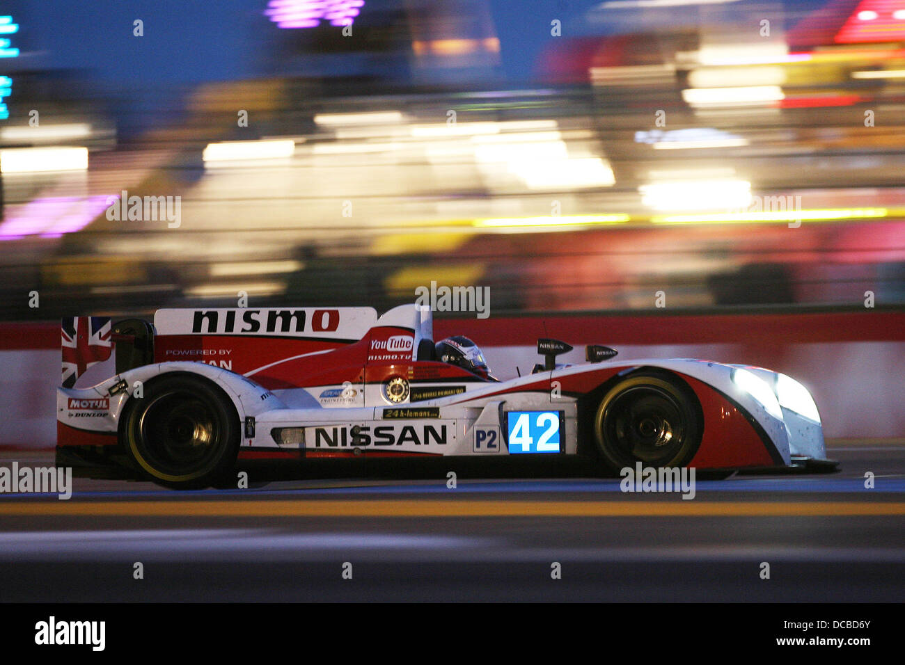 Nissan LMP2 alla 24 Ore di Le Mans, 2013 Foto Stock