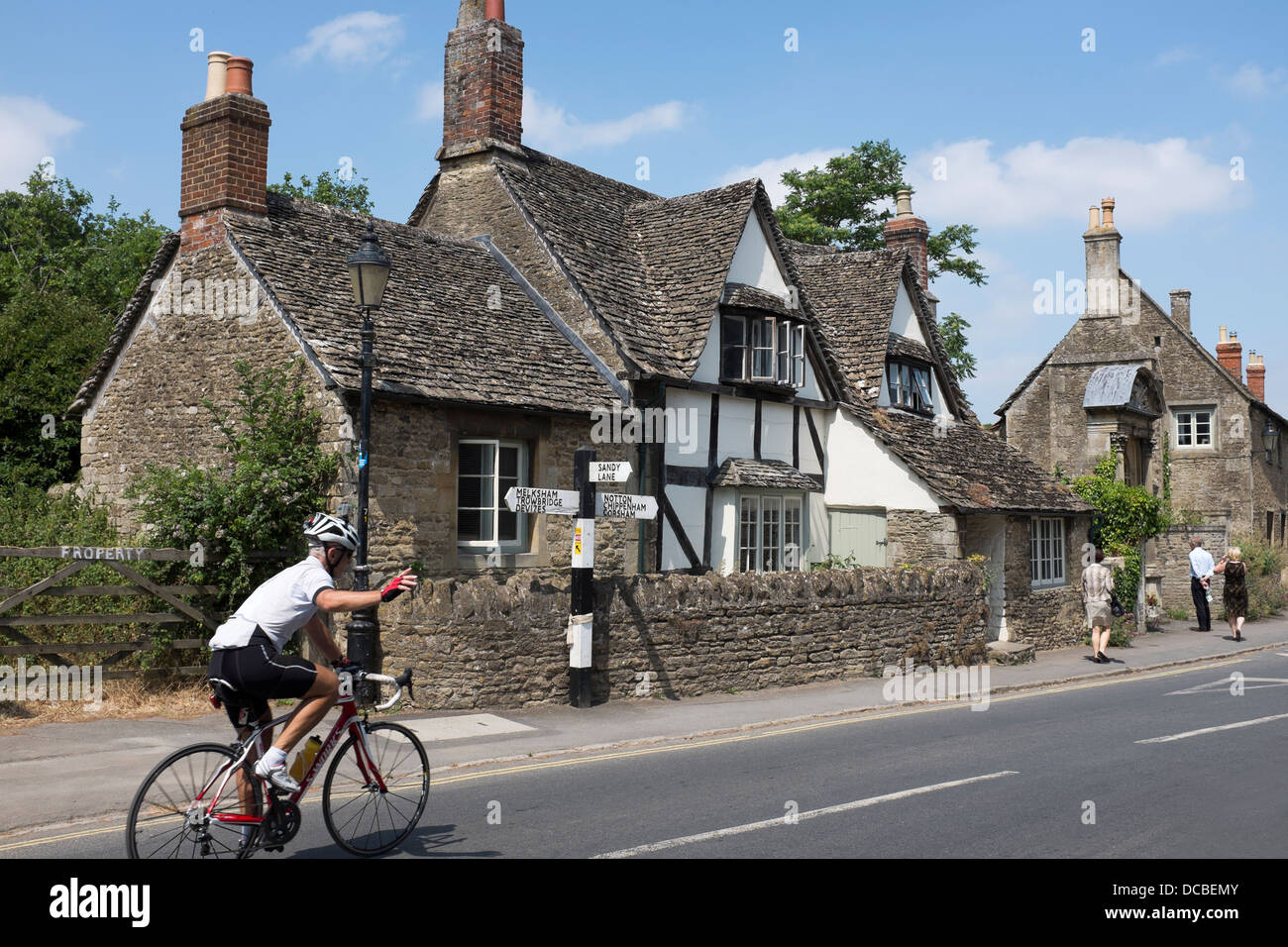 Villaggio di Lacock Foto Stock