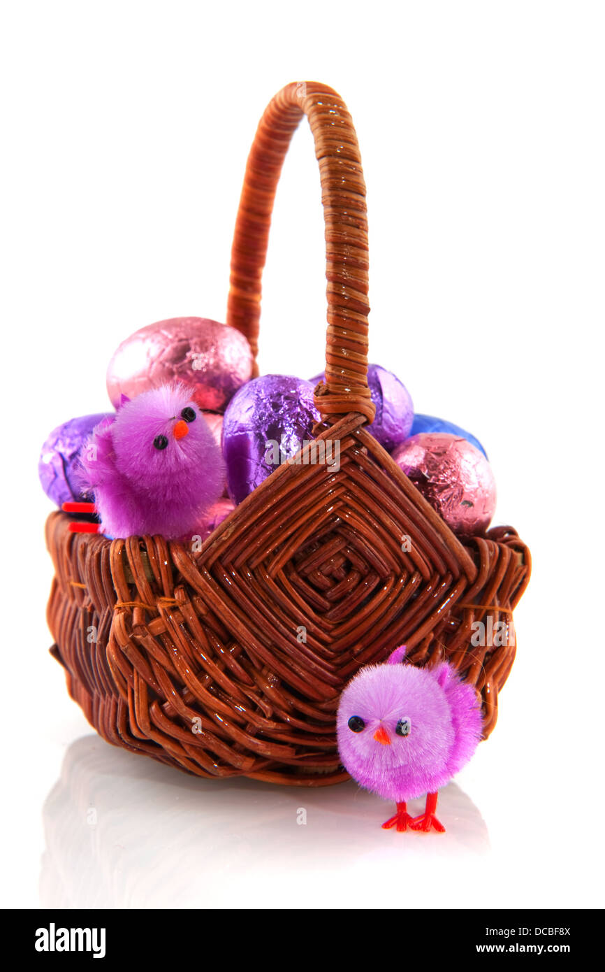Cestino di Pasqua Foto Stock