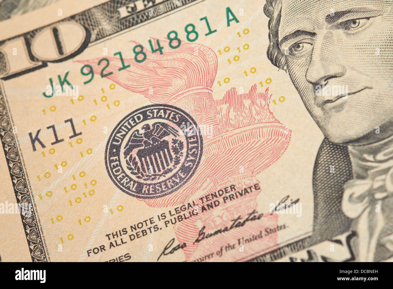 American Currency, American Dollars. Foto Stock