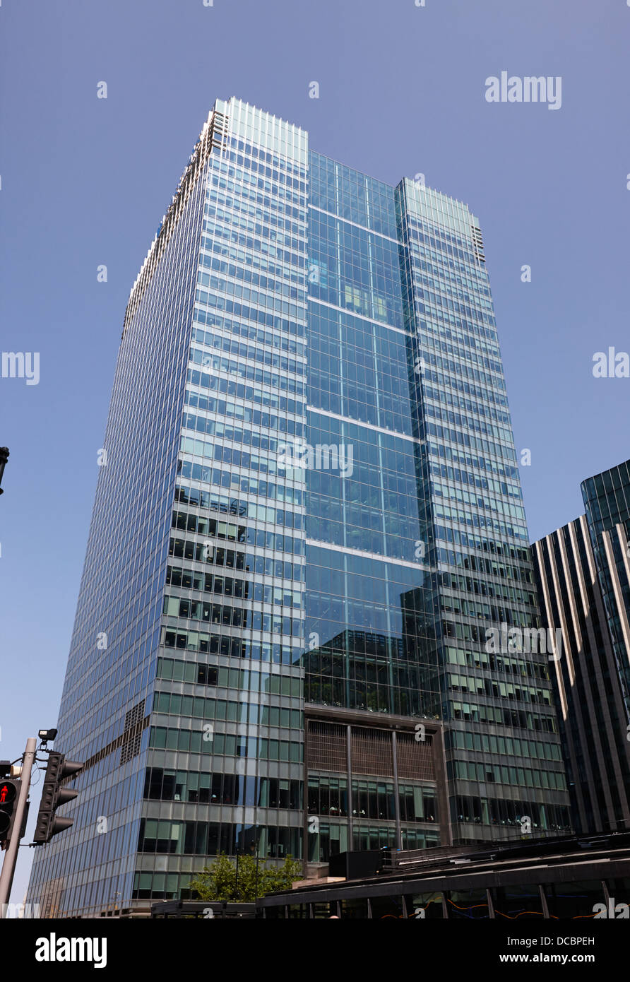 Barclays plc uno churchill place canary wharf Londra Inghilterra REGNO UNITO Foto Stock