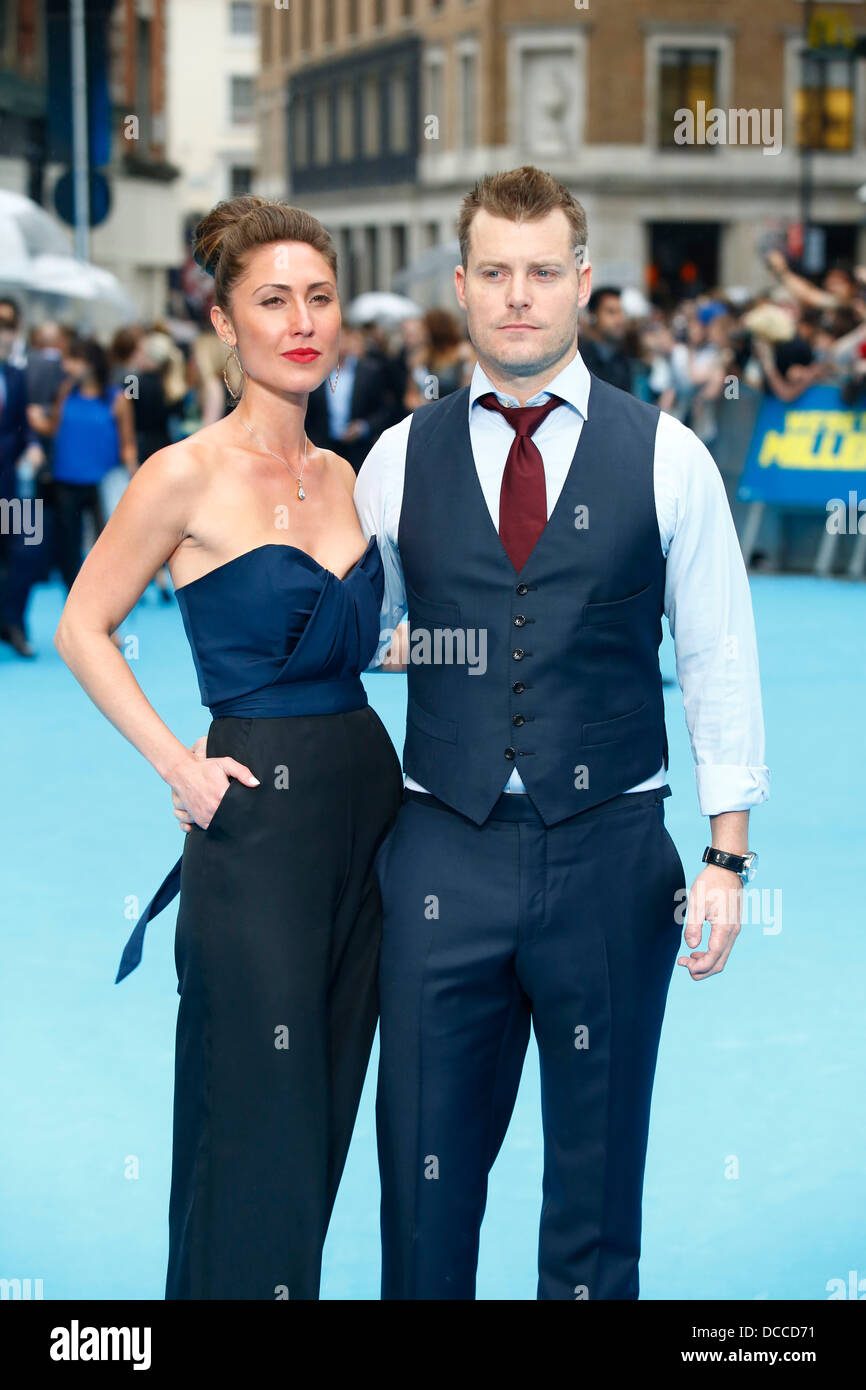 Noi regista Rawson Marshall Thurber e Sarah Koplin (L) arrivano per premiere europeo di siamo i mugnai Foto Stock