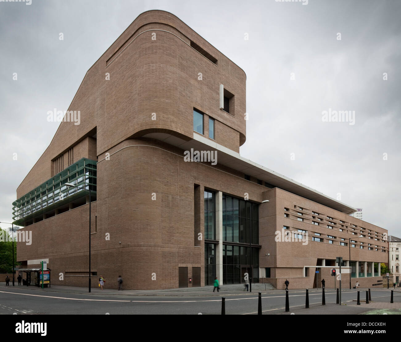 Chetham della Scuola di musica, Manchester, Regno Unito. Architetto: Stephenson: ISA Studio, 2013. Vista esterna di elevazione del nord Foto Stock