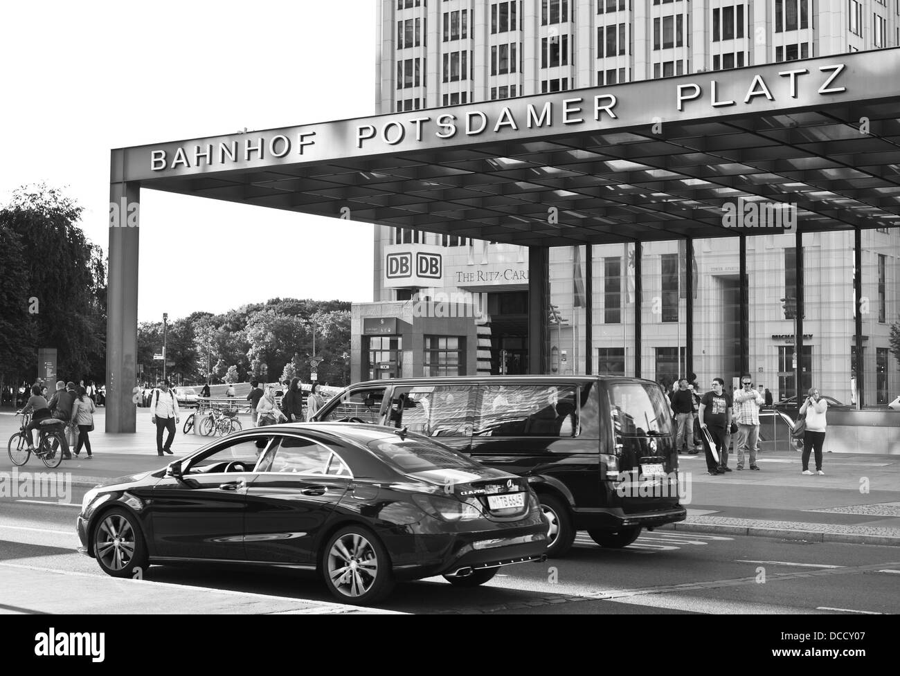 Potsdamer Platz di Berlino Foto Stock