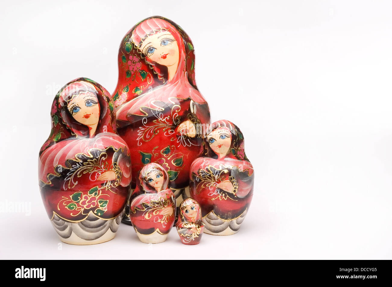 Russo bambole di Nesting Foto Stock