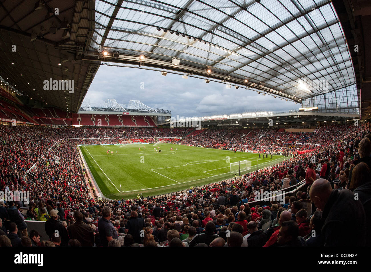Old Trafford. Il Manchester United Football Club. Foto Stock