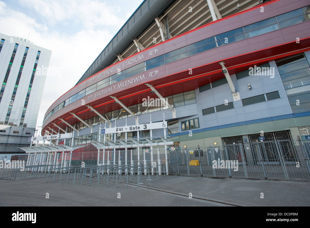 Il Millennium Stadium. Cardiff. Foto Stock