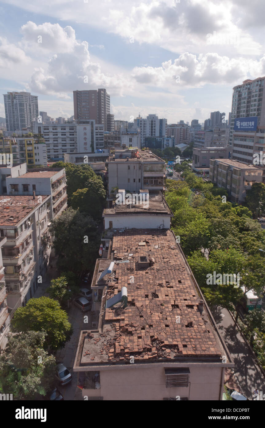 Paesaggio urbano - Zhuhai xiangzhou area da alta Foto Stock