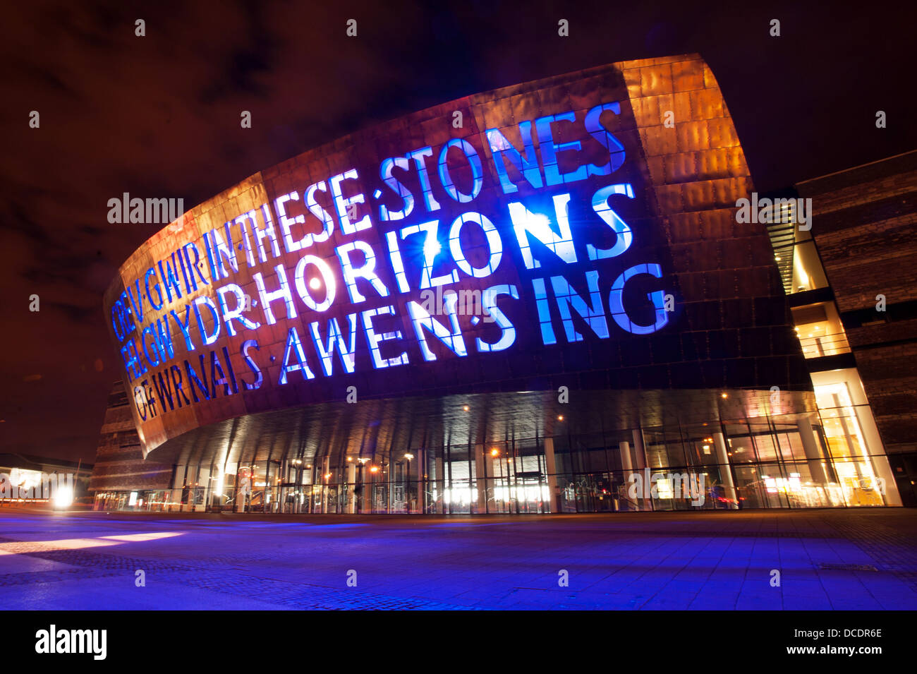 Wales Millennium Centre. Canolfan Mileniwm Cymru. Foto Stock