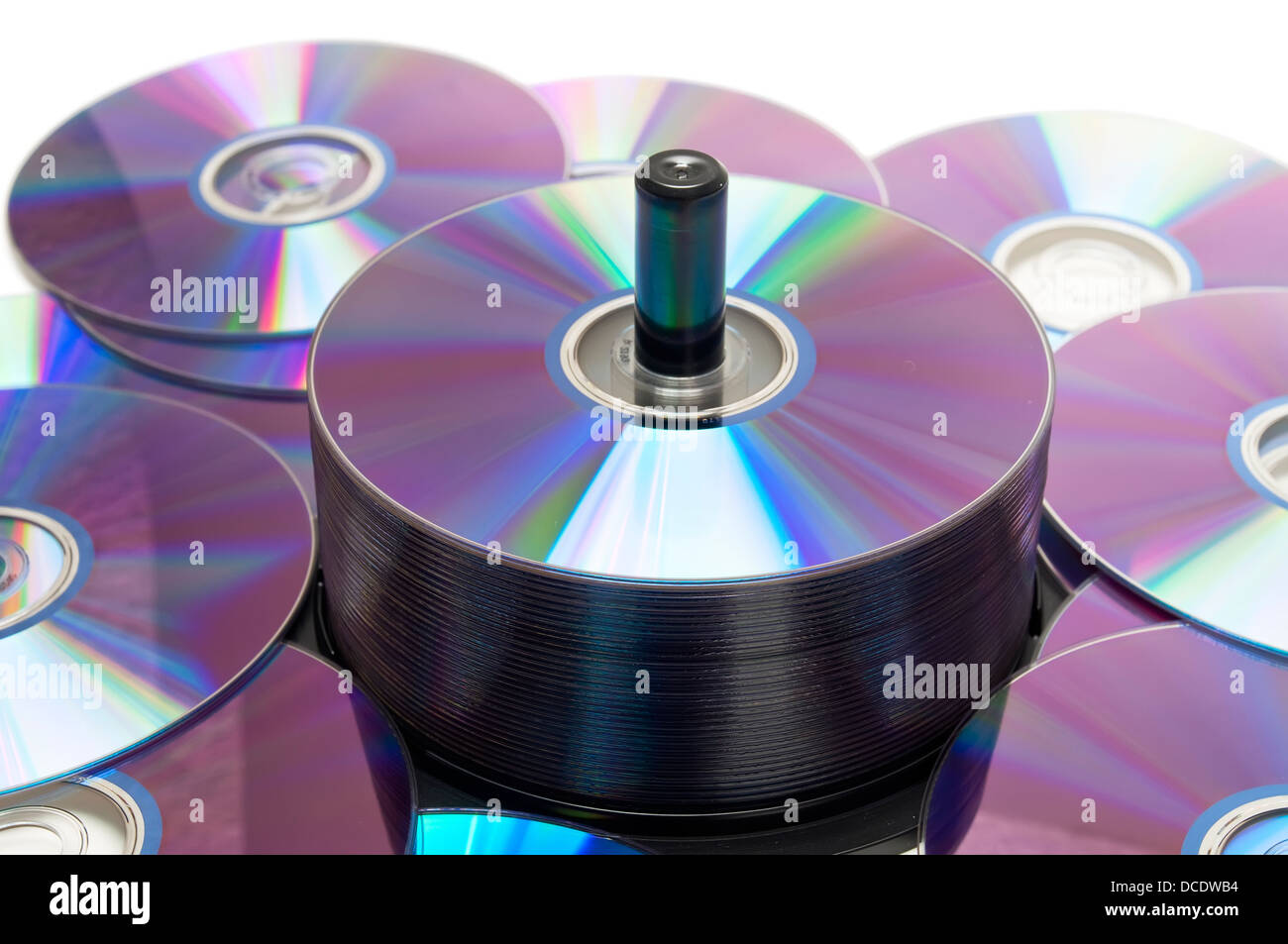 Ci sono un sacco di CD Foto Stock