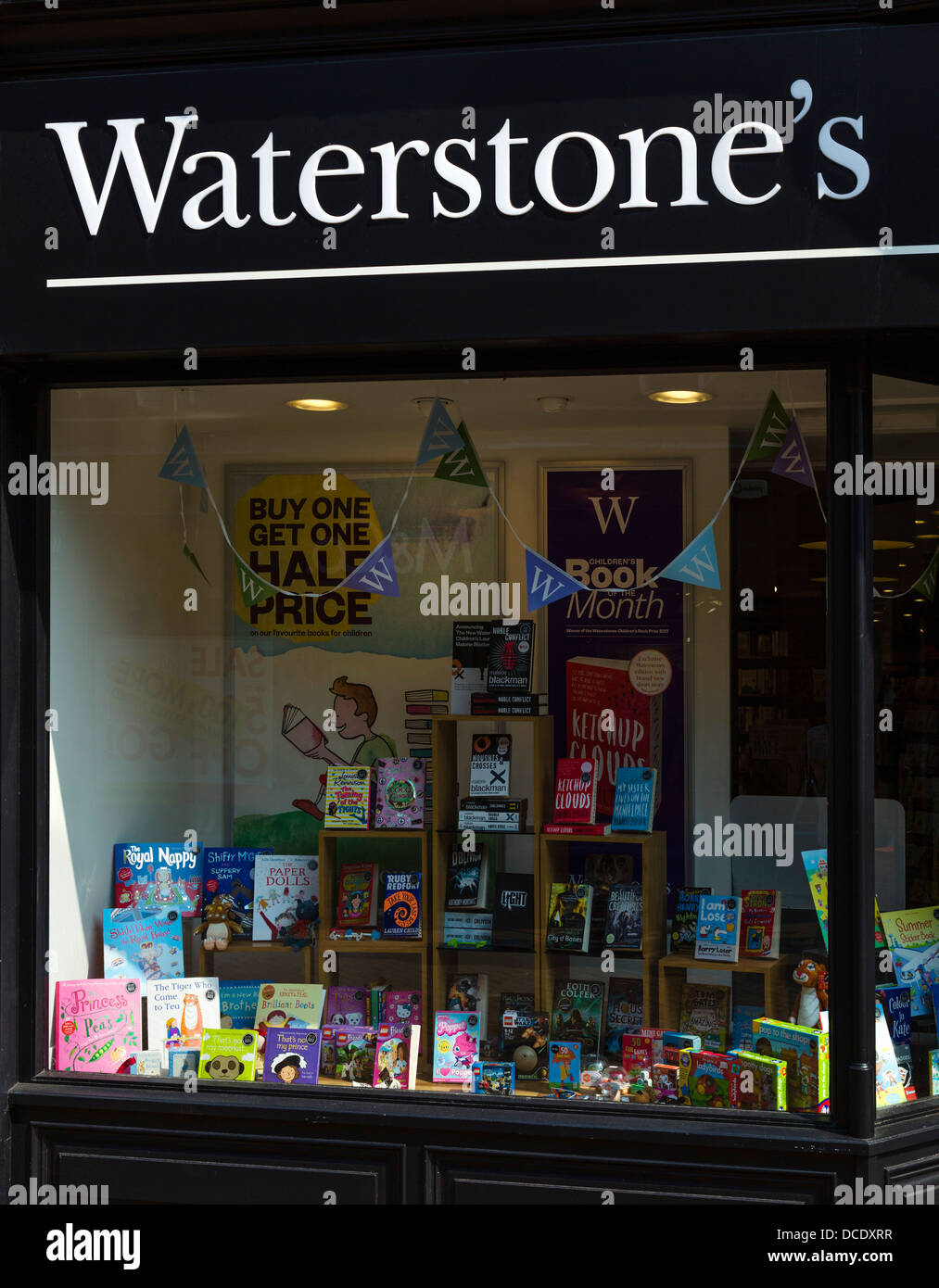 Waterstone's bookshop, Wilmslow, Cheshire, Inghilterra, Regno Unito Foto Stock