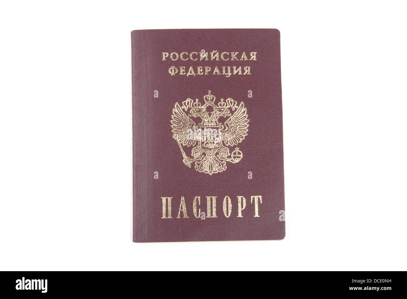 Passaporto russo Foto Stock