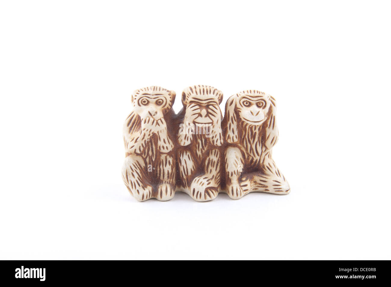Souvenir - tre scimmie Foto Stock
