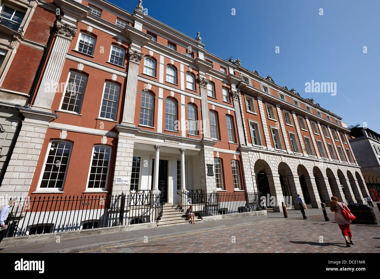 Russell house 43 King Street covent garden Londra Inghilterra REGNO UNITO Foto Stock