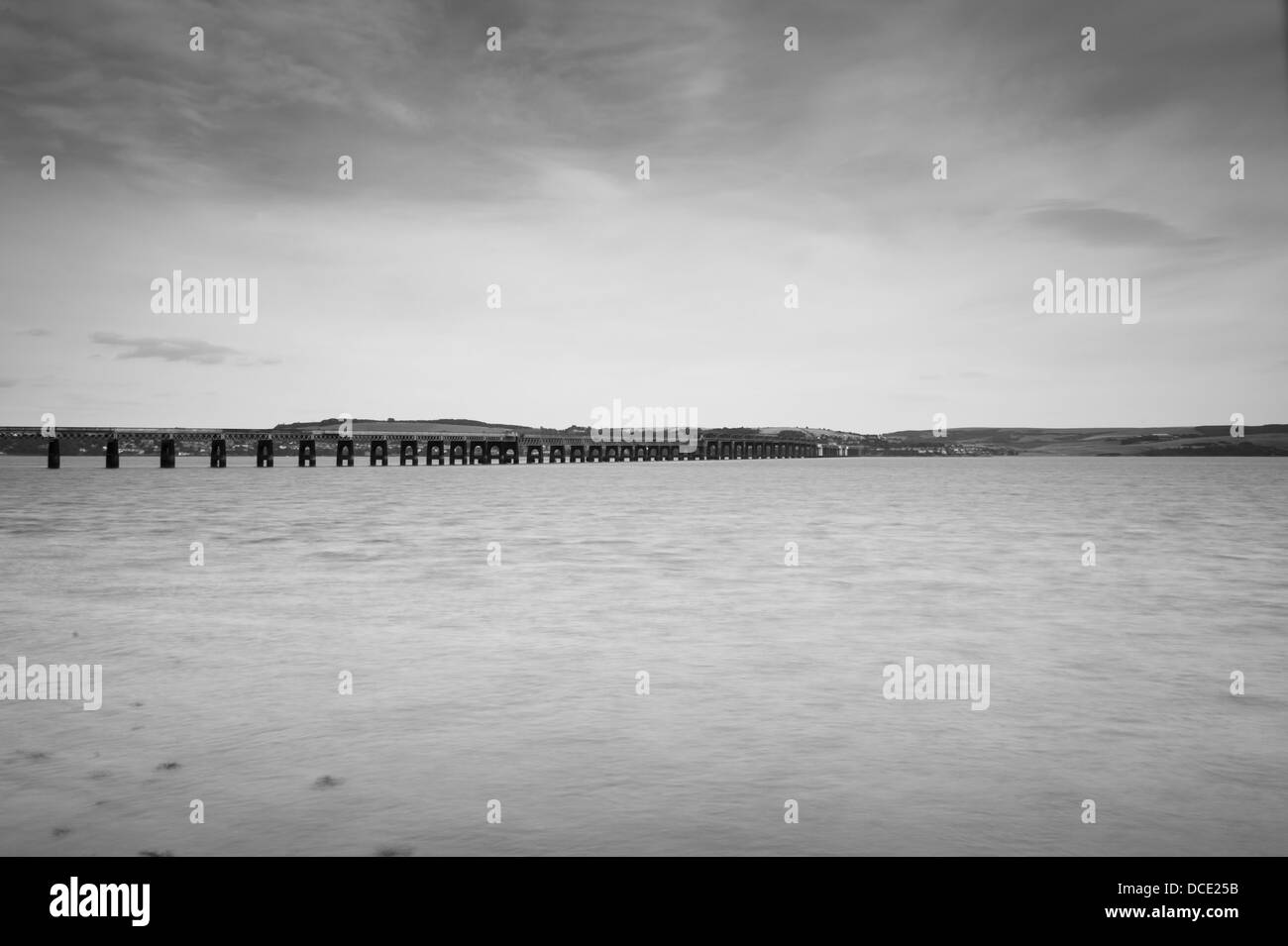 Dundee rail bridge Foto Stock
