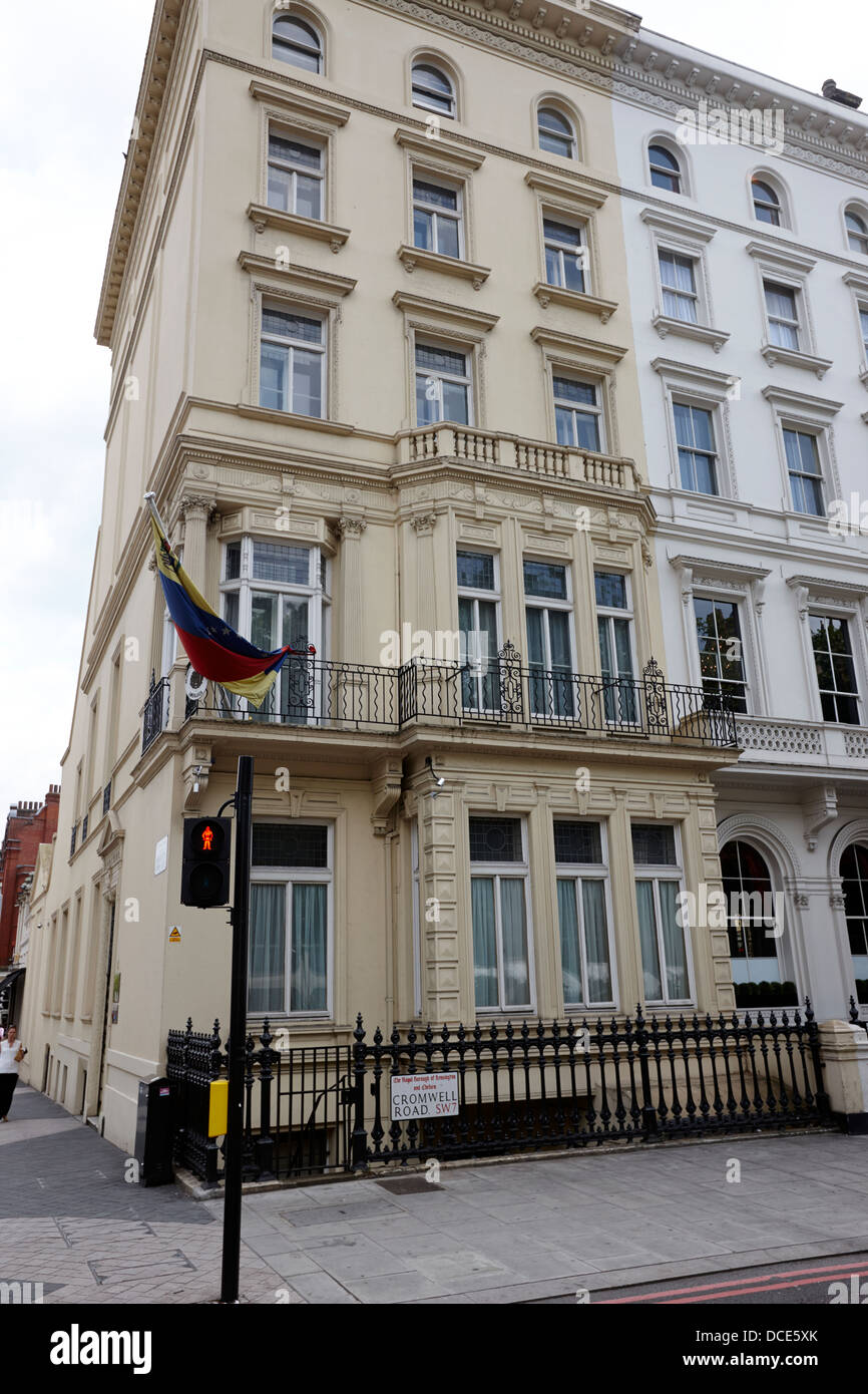 Ambasciata della repubblica bolivariana del Venezuela Londra Inghilterra REGNO UNITO Foto Stock