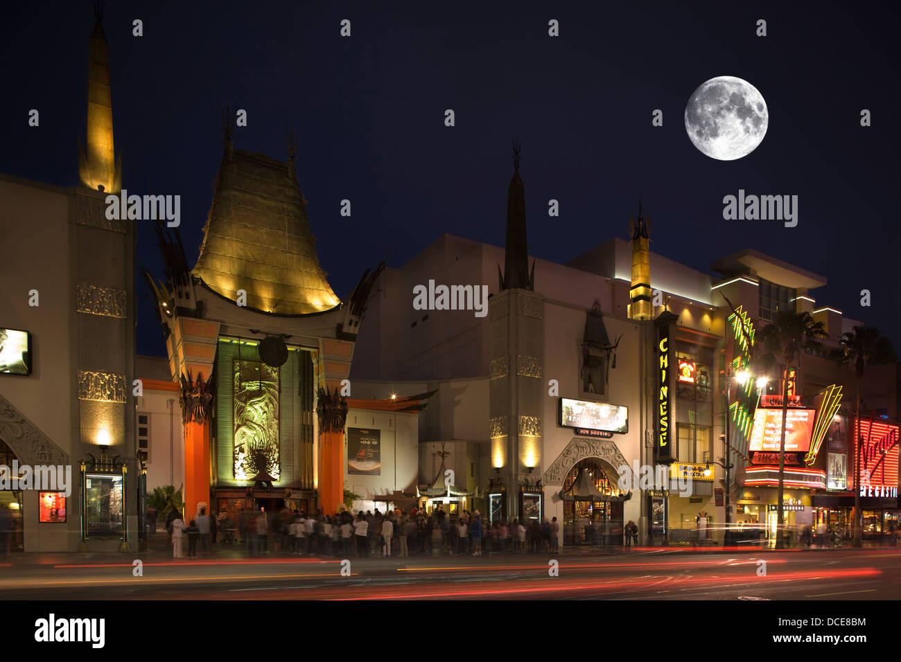 TCL teatro cinese (©MAYER & HOLLER 1927 / Browser BEHR 2000) WALK OF FAME DI HOLLYWOOD BOULEVARD LOS ANGELES CALIFORNIA USA Foto Stock